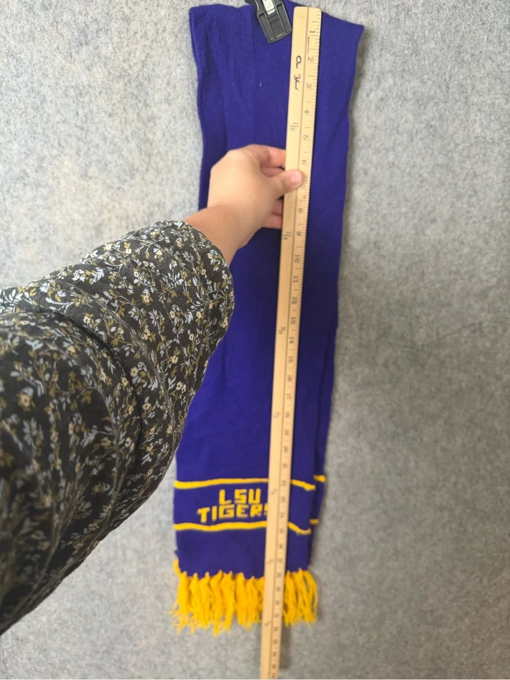 LSU Tigers Purple & Gold Scarf one size